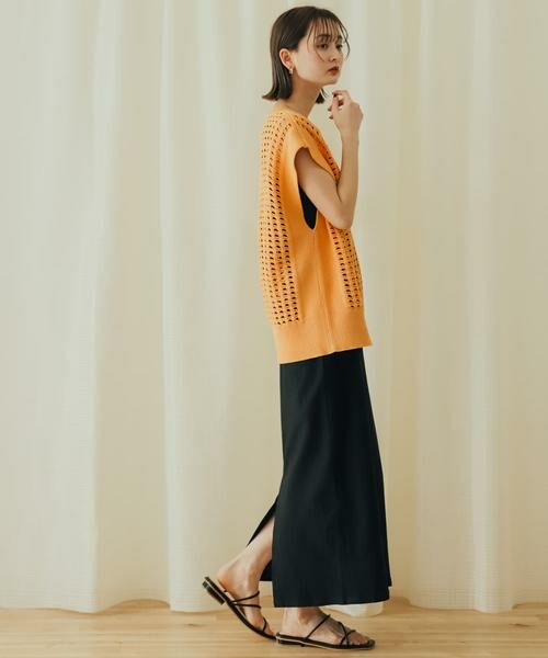 SENSE OF PLACE by URBAN RESEARCH / センスオブプレイス バイ アーバンリサーチ ベスト | ホールメッシュキーネックニットベスト | 詳細9