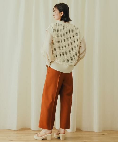 SENSE OF PLACE by URBAN RESEARCH / センスオブプレイス バイ アーバンリサーチ ベスト | ホールメッシュキーネックニットベスト | 詳細26