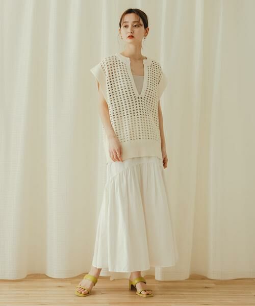 SENSE OF PLACE by URBAN RESEARCH / センスオブプレイス バイ アーバンリサーチ ベスト | ホールメッシュキーネックニットベスト | 詳細19