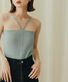 SENSE OF PLACE by URBAN RESEARCH / センスオブプレイス バイ アーバンリサーチ キャミソール・チューブトップ | ホルターネックニットキャミソール