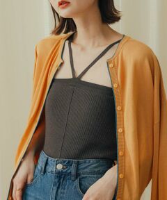 SENSE OF PLACE by URBAN RESEARCH / センスオブプレイス バイ アーバンリサーチ キャミソール・チューブトップ | ホルターネックニットキャミソール