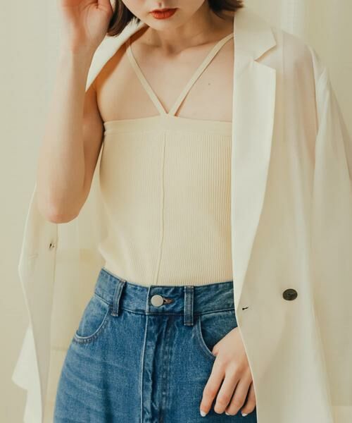 SENSE OF PLACE by URBAN RESEARCH / センスオブプレイス バイ アーバンリサーチ キャミソール・チューブトップ | ホルターネックニットキャミソール | 詳細22