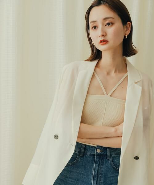 SENSE OF PLACE by URBAN RESEARCH / センスオブプレイス バイ アーバンリサーチ キャミソール・チューブトップ | ホルターネックニットキャミソール | 詳細23
