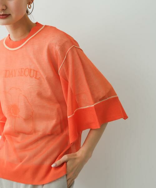 SENSE OF PLACE by URBAN RESEARCH / センスオブプレイス バイ アーバンリサーチ ニット・セーター | シアートリミングセーター | 詳細1