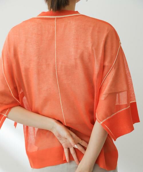 SENSE OF PLACE by URBAN RESEARCH / センスオブプレイス バイ アーバンリサーチ ニット・セーター | シアートリミングセーター | 詳細2