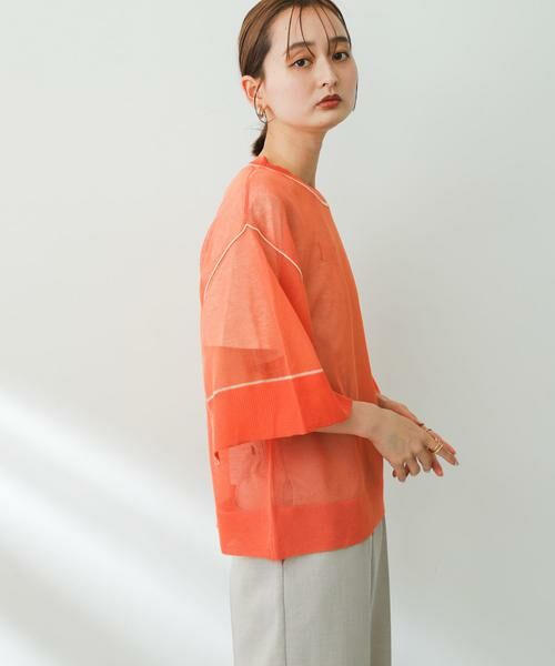 SENSE OF PLACE by URBAN RESEARCH / センスオブプレイス バイ アーバンリサーチ ニット・セーター | シアートリミングセーター | 詳細3