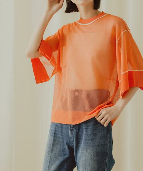 SENSE OF PLACE by URBAN RESEARCH / センスオブプレイス バイ アーバンリサーチ ニット・セーター | シアートリミングセーター | 詳細5