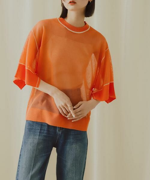 SENSE OF PLACE by URBAN RESEARCH / センスオブプレイス バイ アーバンリサーチ ニット・セーター | シアートリミングセーター | 詳細6