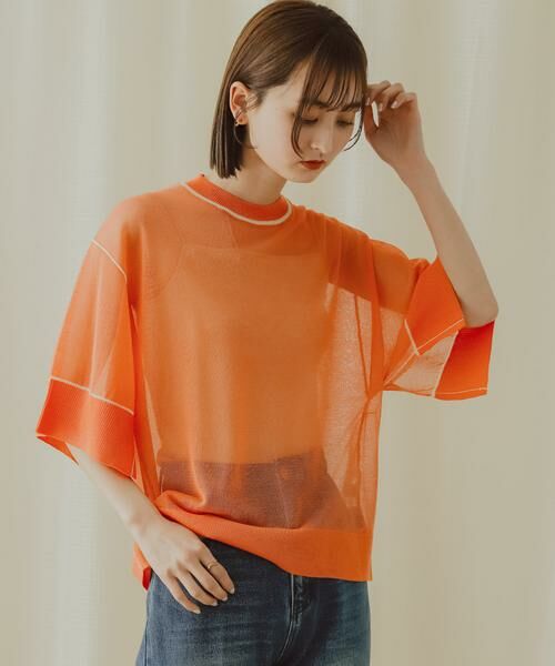 SENSE OF PLACE by URBAN RESEARCH / センスオブプレイス バイ アーバンリサーチ ニット・セーター | シアートリミングセーター | 詳細7