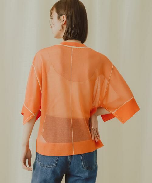 SENSE OF PLACE by URBAN RESEARCH / センスオブプレイス バイ アーバンリサーチ ニット・セーター | シアートリミングセーター | 詳細8