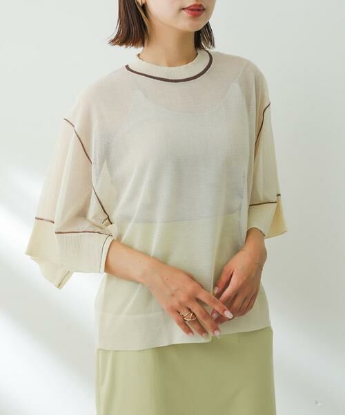 SENSE OF PLACE by URBAN RESEARCH / センスオブプレイス バイ アーバンリサーチ ニット・セーター | シアートリミングセーター | 詳細16