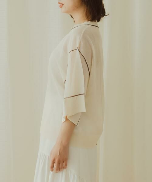 SENSE OF PLACE by URBAN RESEARCH / センスオブプレイス バイ アーバンリサーチ ニット・セーター | シアートリミングセーター | 詳細25