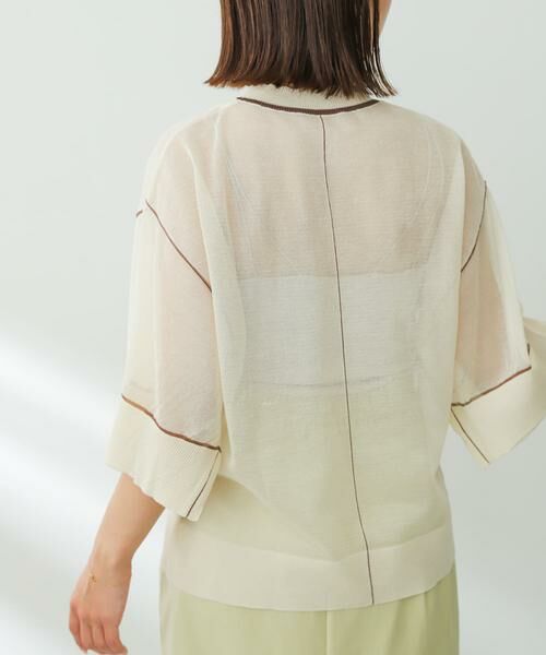 SENSE OF PLACE by URBAN RESEARCH / センスオブプレイス バイ アーバンリサーチ ニット・セーター | シアートリミングセーター | 詳細17