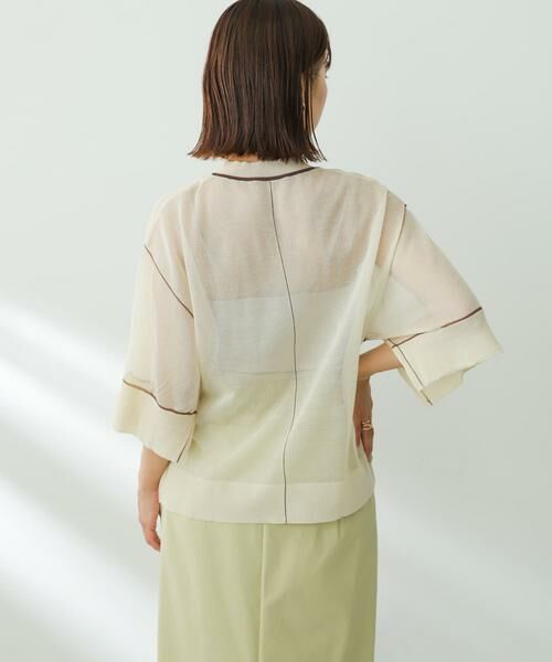 SENSE OF PLACE by URBAN RESEARCH / センスオブプレイス バイ アーバンリサーチ ニット・セーター | シアートリミングセーター | 詳細18