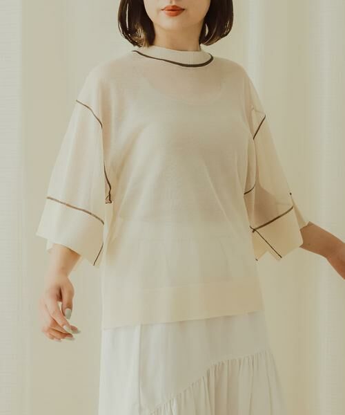 SENSE OF PLACE by URBAN RESEARCH / センスオブプレイス バイ アーバンリサーチ ニット・セーター | シアートリミングセーター | 詳細20