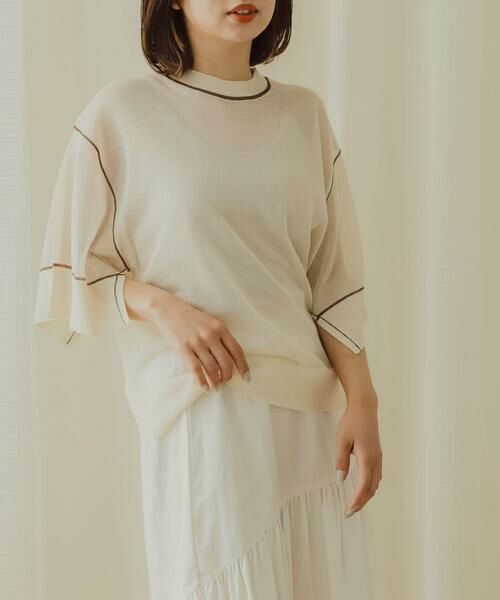 SENSE OF PLACE by URBAN RESEARCH / センスオブプレイス バイ アーバンリサーチ ニット・セーター | シアートリミングセーター | 詳細21