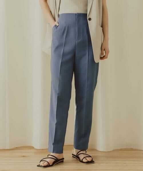 SENSE OF PLACE by URBAN RESEARCH / センスオブプレイス バイ アーバンリサーチ その他パンツ | リネンライクハイウエストテーパードパンツ | 詳細5