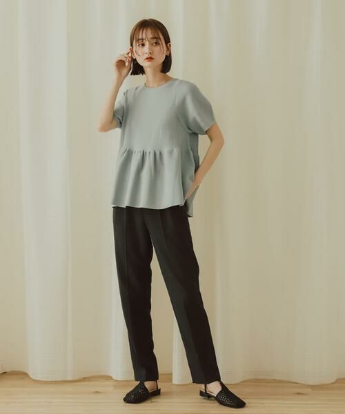 SENSE OF PLACE by URBAN RESEARCH / センスオブプレイス バイ アーバンリサーチ その他パンツ | リネンライクハイウエストテーパードパンツ | 詳細24