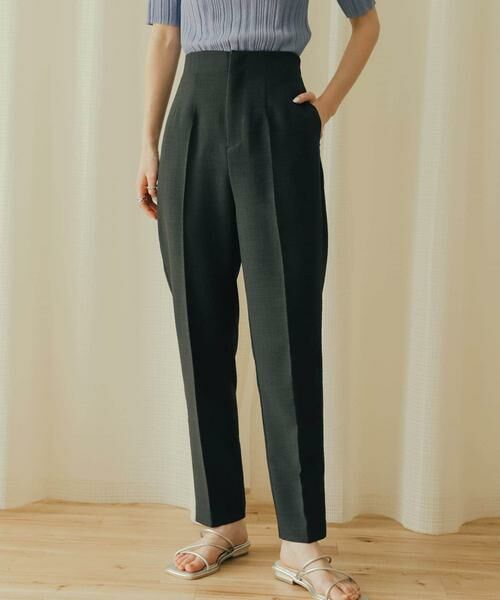 SENSE OF PLACE by URBAN RESEARCH / センスオブプレイス バイ アーバンリサーチ その他パンツ | リネンライクハイウエストテーパードパンツ | 詳細27