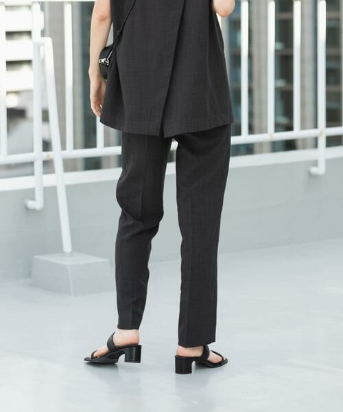 SENSE OF PLACE by URBAN RESEARCH / センスオブプレイス バイ アーバンリサーチ その他パンツ | リネンライクハイウエストテーパードパンツ | 詳細17