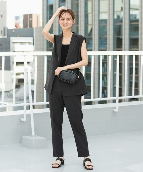 SENSE OF PLACE by URBAN RESEARCH / センスオブプレイス バイ アーバンリサーチ その他パンツ | リネンライクハイウエストテーパードパンツ | 詳細18