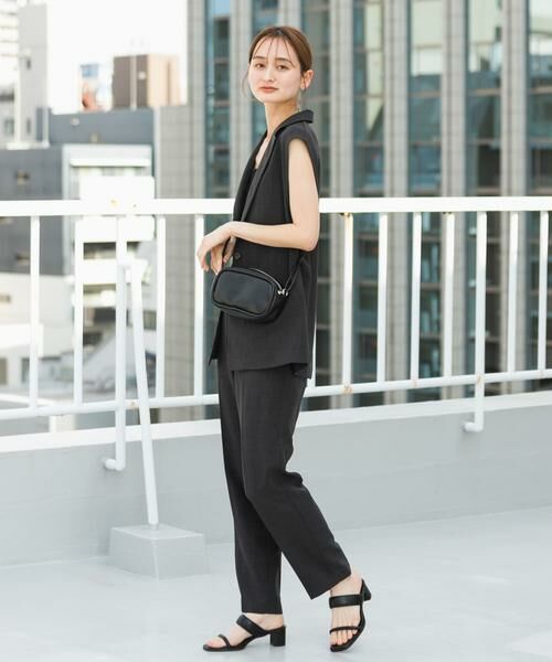 SENSE OF PLACE by URBAN RESEARCH / センスオブプレイス バイ アーバンリサーチ その他パンツ | リネンライクハイウエストテーパードパンツ | 詳細19