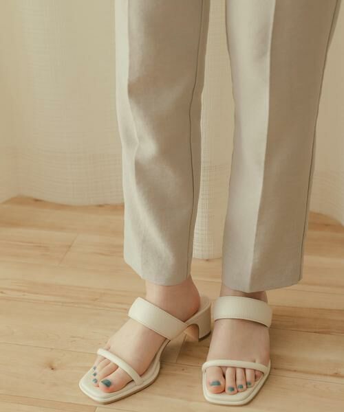 SENSE OF PLACE by URBAN RESEARCH / センスオブプレイス バイ アーバンリサーチ その他パンツ | リネンライクハイウエストテーパードパンツ | 詳細3