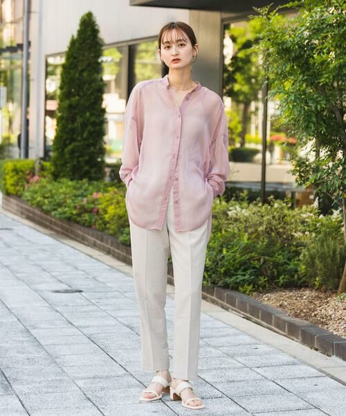 SENSE OF PLACE by URBAN RESEARCH / センスオブプレイス バイ アーバンリサーチ その他パンツ | リネンライクハイウエストテーパードパンツ | 詳細8