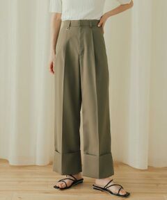 SENSE OF PLACE by URBAN RESEARCH / センスオブプレイス バイ アーバンリサーチ その他パンツ | センタープレスダブルワイドパンツ