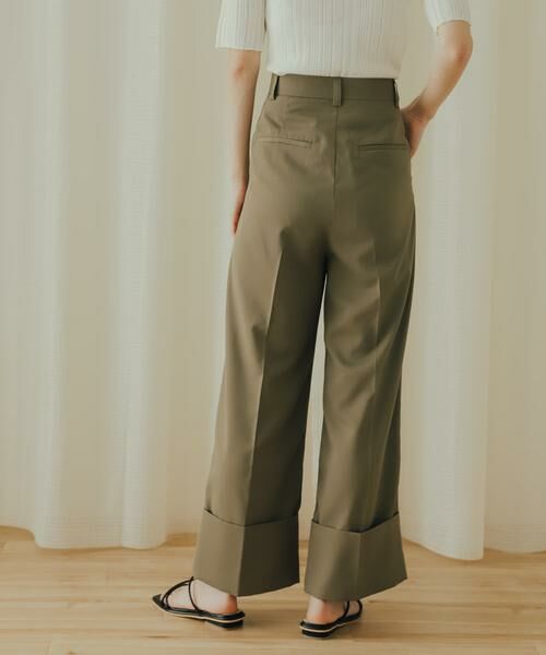 SENSE OF PLACE by URBAN RESEARCH / センスオブプレイス バイ アーバンリサーチ その他パンツ | センタープレスダブルワイドパンツ | 詳細1