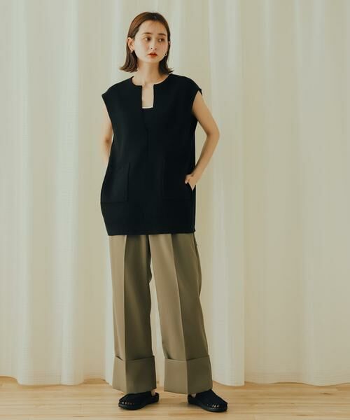 SENSE OF PLACE by URBAN RESEARCH / センスオブプレイス バイ アーバンリサーチ その他パンツ | センタープレスダブルワイドパンツ | 詳細2