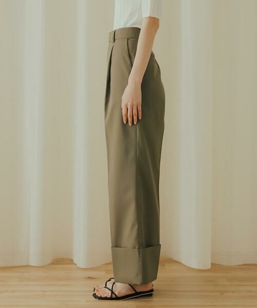 SENSE OF PLACE by URBAN RESEARCH / センスオブプレイス バイ アーバンリサーチ その他パンツ | センタープレスダブルワイドパンツ | 詳細4