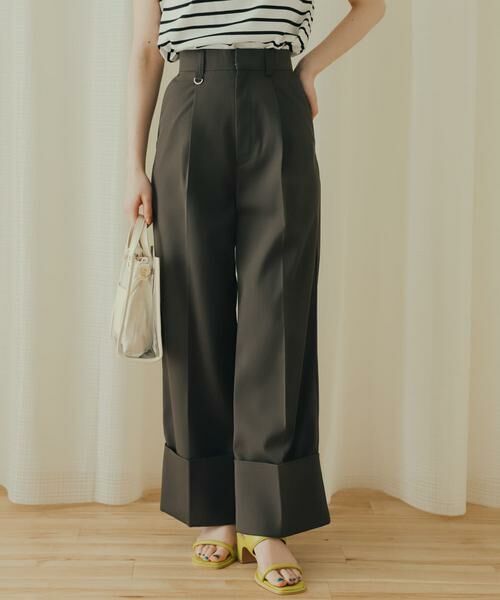 SENSE OF PLACE by URBAN RESEARCH / センスオブプレイス バイ アーバンリサーチ その他パンツ | センタープレスダブルワイドパンツ | 詳細13