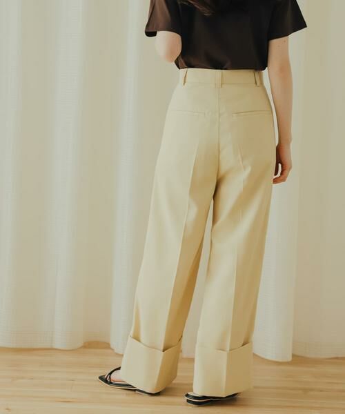 SENSE OF PLACE by URBAN RESEARCH / センスオブプレイス バイ アーバンリサーチ その他パンツ | センタープレスダブルワイドパンツ | 詳細20