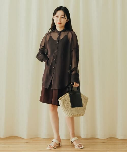 SENSE OF PLACE by URBAN RESEARCH / センスオブプレイス バイ アーバンリサーチ ショート・ハーフ・半端丈パンツ | リネンライクバミューダパンツ | 詳細3