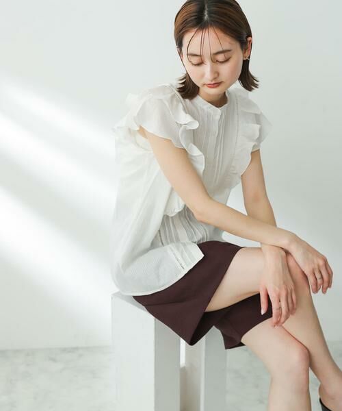 SENSE OF PLACE by URBAN RESEARCH / センスオブプレイス バイ アーバンリサーチ ショート・ハーフ・半端丈パンツ | リネンライクバミューダパンツ | 詳細6