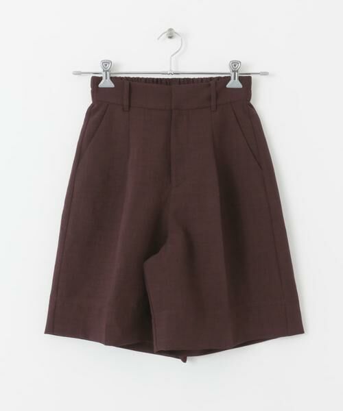 SENSE OF PLACE by URBAN RESEARCH / センスオブプレイス バイ アーバンリサーチ ショート・ハーフ・半端丈パンツ | リネンライクバミューダパンツ | 詳細9