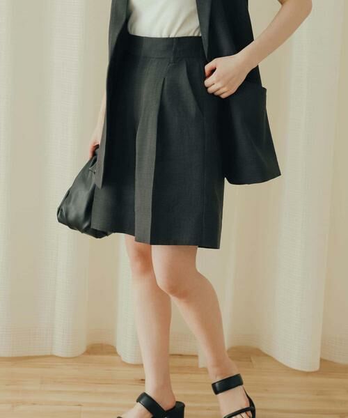 SENSE OF PLACE by URBAN RESEARCH / センスオブプレイス バイ アーバンリサーチ ショート・ハーフ・半端丈パンツ | リネンライクバミューダパンツ | 詳細19