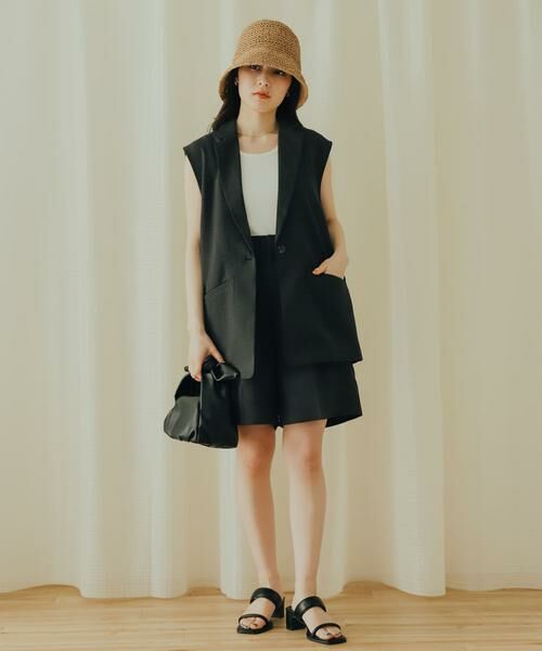 SENSE OF PLACE by URBAN RESEARCH / センスオブプレイス バイ アーバンリサーチ ショート・ハーフ・半端丈パンツ | リネンライクバミューダパンツ | 詳細20