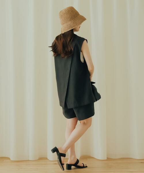 SENSE OF PLACE by URBAN RESEARCH / センスオブプレイス バイ アーバンリサーチ ショート・ハーフ・半端丈パンツ | リネンライクバミューダパンツ | 詳細22