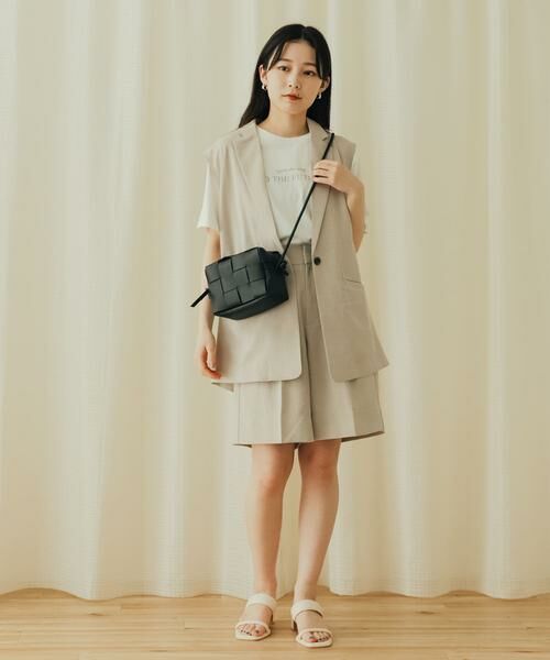 SENSE OF PLACE by URBAN RESEARCH / センスオブプレイス バイ アーバンリサーチ ショート・ハーフ・半端丈パンツ | リネンライクバミューダパンツ | 詳細27