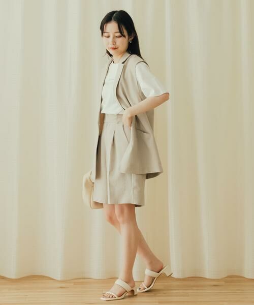 SENSE OF PLACE by URBAN RESEARCH / センスオブプレイス バイ アーバンリサーチ ショート・ハーフ・半端丈パンツ | リネンライクバミューダパンツ | 詳細29