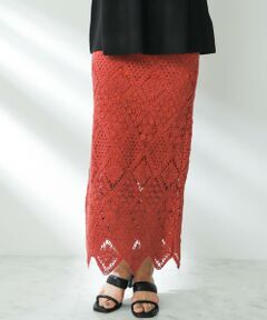 SENSE OF PLACE by URBAN RESEARCH / センスオブプレイス バイ アーバンリサーチ スカート | クロシェナロースカート