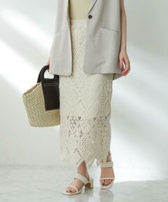 SENSE OF PLACE by URBAN RESEARCH / センスオブプレイス バイ アーバンリサーチ スカート | クロシェナロースカート