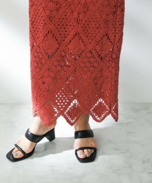 SENSE OF PLACE by URBAN RESEARCH / センスオブプレイス バイ アーバンリサーチ スカート | クロシェナロースカート | 詳細1