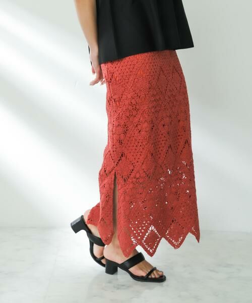 SENSE OF PLACE by URBAN RESEARCH / センスオブプレイス バイ アーバンリサーチ スカート | クロシェナロースカート | 詳細3