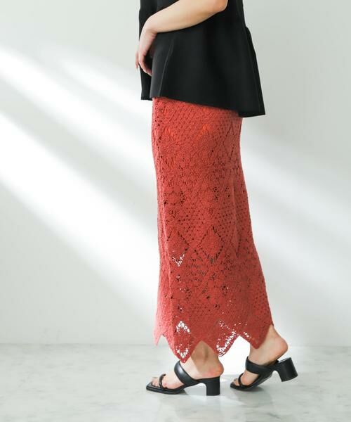 SENSE OF PLACE by URBAN RESEARCH / センスオブプレイス バイ アーバンリサーチ スカート | クロシェナロースカート | 詳細4