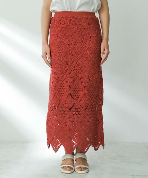 SENSE OF PLACE by URBAN RESEARCH / センスオブプレイス バイ アーバンリサーチ スカート | クロシェナロースカート | 詳細6