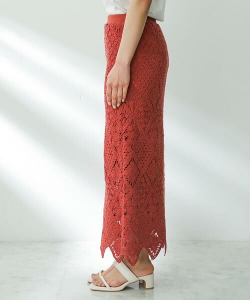 SENSE OF PLACE by URBAN RESEARCH / センスオブプレイス バイ アーバンリサーチ スカート | クロシェナロースカート | 詳細7