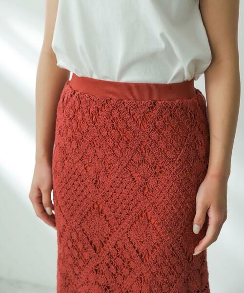 SENSE OF PLACE by URBAN RESEARCH / センスオブプレイス バイ アーバンリサーチ スカート | クロシェナロースカート | 詳細9
